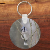 Porte-clés Bluejay dans le porte - clé de neige (Recto)