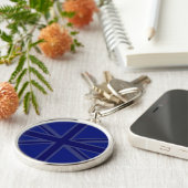 Porte-clés Blues pour une Union Jack (Côté)
