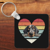 Porte-clés Bluetick Coonhound Dog (Recto)