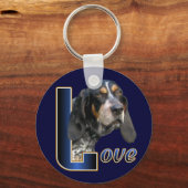 Porte-clés Bluetick Coonhound Dons (Recto)