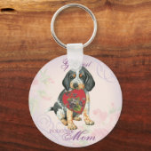 Porte-clés Bluetick Heart Mom (Recto)