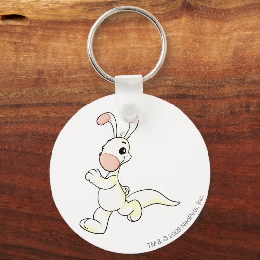 Porte-clés Blumaroo White (Recto)
