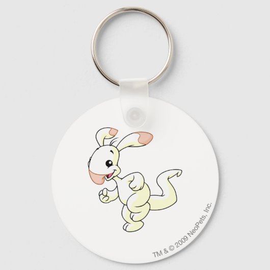 Porte-clés Blumaroo White (Recto)
