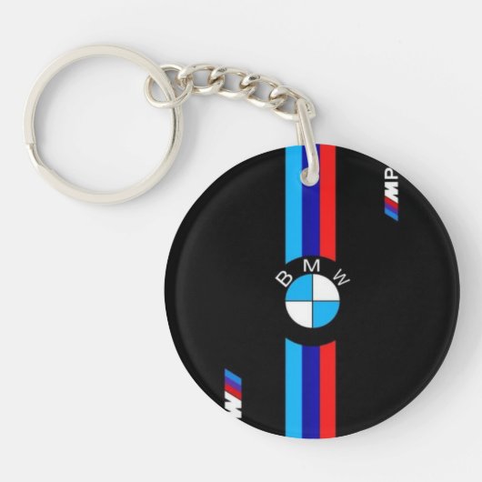 Porte-clés bmw car,Porte-clés en acrylique (Devant)