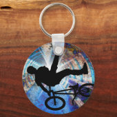 Porte-clés BMX dans un tunnel de gravité (Recto)