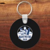 Porte-clés Board Meeting 2026 Funny Snowboarding Winter Srts  (Recto)