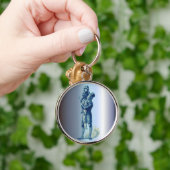 Porte-clés Bob Cratchit tenant Tiny Tim Christmas Carol (Main)