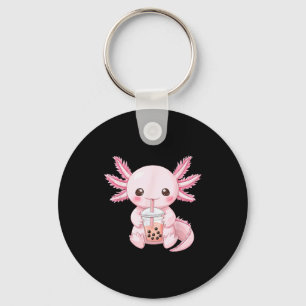 Porte-clés Boba Kawaii Anime Axolotl 
