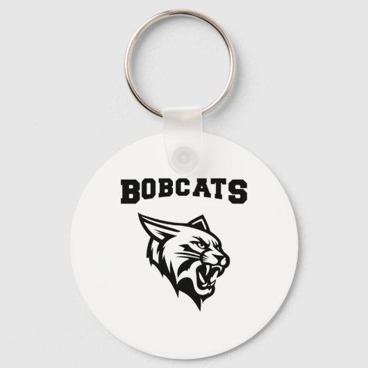 Porte-clés Bobcats Sport Avec Stickers Mascotte (Recto)