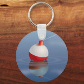 Porte-clés Bobine De Pêche Dans L'Eau (Recto)