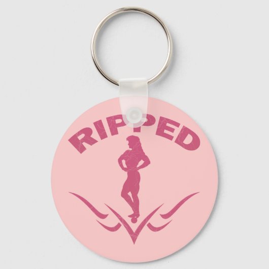 PORTE-CLÉS BODYBUILDER FEMME RIPPEE (Recto)