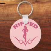 PORTE-CLÉS BODYBUILDER FEMME RIPPEE (Recto)