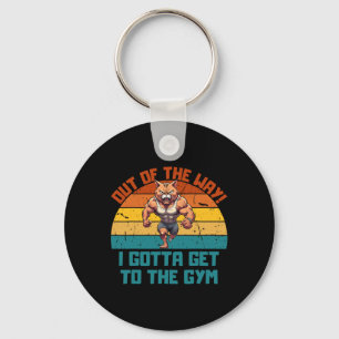 Porte-clés Bodybuilding Poids Chat Lifting Pour Hommes Femmes