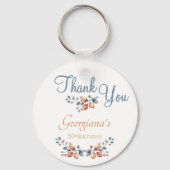Porte-clés Boho Automne 50e anniversaire Merci Porte - clé (Verso)