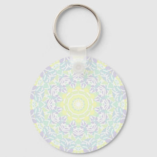 Porte-clés Boho coloré géométrique complexe Hippie Mandala