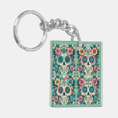 Porte-clés Boho Crânes de Sucre (Devant gauche)