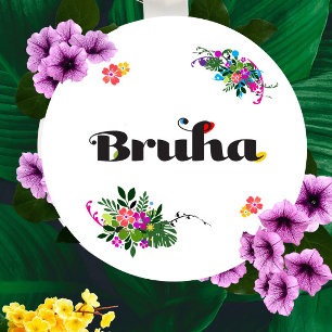 Porte-clés Boho Esthétique Filipino Bruha Rond