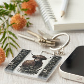 Porte-clés Boho Highland (Devant Droit)