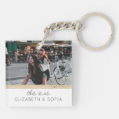 Porte-clés Boho Photo Meilleurs Amis Pour Toujours Porte - cl (Dos)