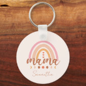 Porte-clés Boho Rainbow Mama (Verso)