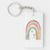 Porte-clés Boho Watercolor Rainbow (Devant)