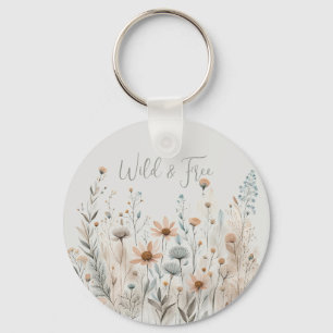 Porte-clés Boho Wildflower