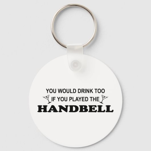 Porte-clés Boire aussi - Handbells (Recto)