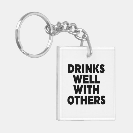 Porte-clés Boire Bien Avec Les Autres (Devant gauche)