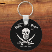 Porte-clés Boire comme un pirate (Recto)