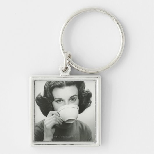 Porte-clés Boire de femme (Devant)