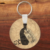 Porte-clés Boire ma bouteille (Recto)