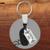 Porte-clés Boire ma bouteille (Recto)