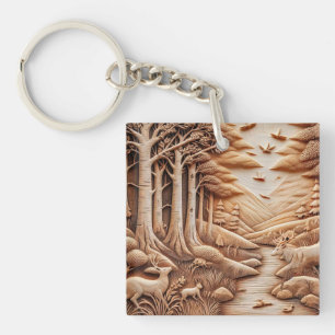 Porte-clés Bois