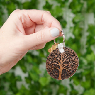 Porte-clés Bois australiens : 3D Warah Tree Wood Print,