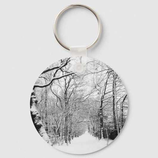 Porte-clés Bois d'hiver froid (Recto)
