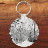 Porte-clés Bois d'hiver froid (Recto)