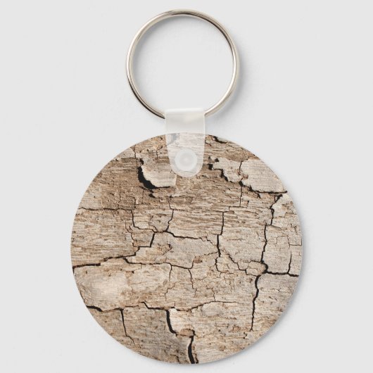 Porte-clés Bois faux cracké (Recto)