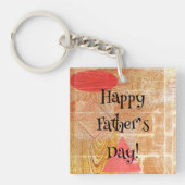 Porte-clés Bois - formes géométriques - Fête du Père (Devant)