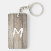Porte-clés Bois rustique vieilli de ferme de style grange de (Dos)
