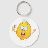 Porte-clés Boisson de citron juteux (Recto)