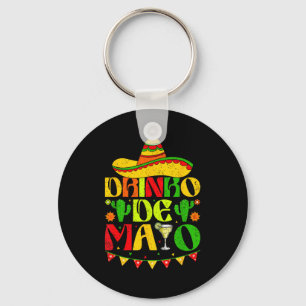 Porte-clés Boisson de mayo chapeau margarita cactus amusant B
