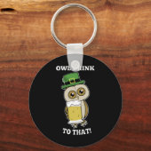 Porte-clés Boisson St-Patrick Owl à cette drôle de (Recto)