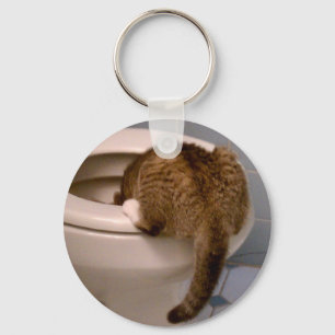Porte-clés Boissons de chat comme un porte - clé de chien