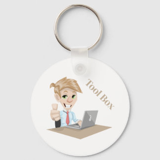 Porte-clés Boîte à outils dessin animé