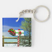 Porte-clés Boîte aux lettres de Noël (Dos)