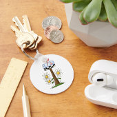 Porte-clés Boîte Aux Lettres Et Marguerites