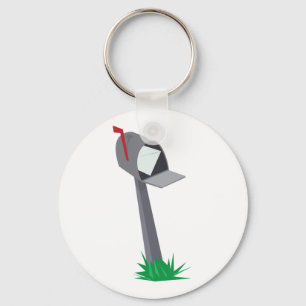 Porte-clés Boîte aux lettres penchée