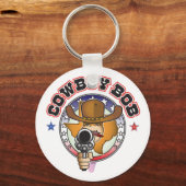 PORTE-CLÉS BOÎTE DE COWBOY (Recto)