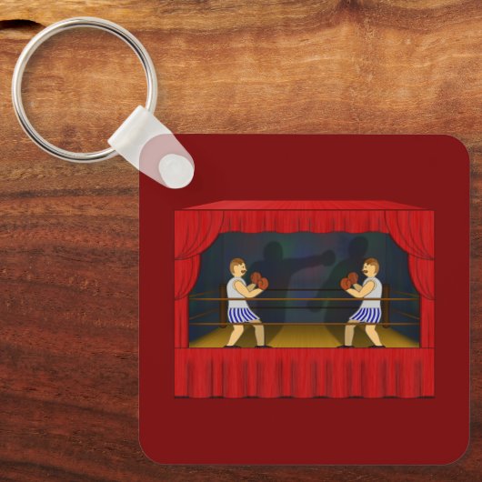 Porte-clés Boîte d'ombre - (Recto)