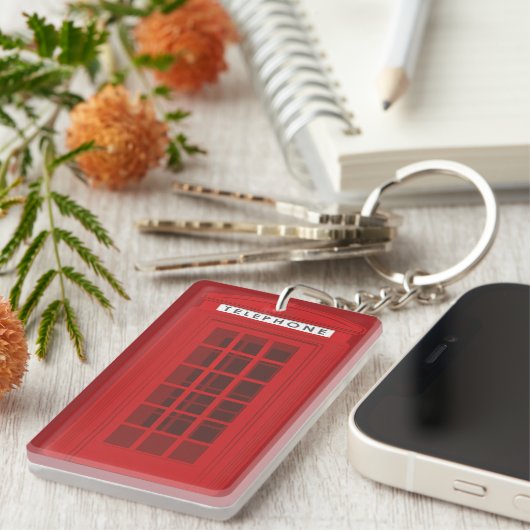 Porte-clés Boîte Téléphonique (Devant droit)
